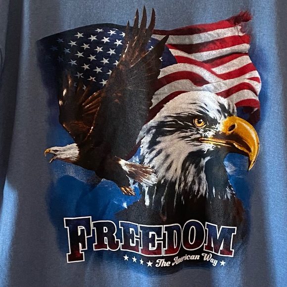 American flag and eagle tee - Picture 3 of 5